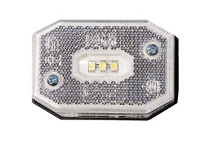 Lampa obrysowa obrysówka LED przednia biała FRISTOM FT-001B