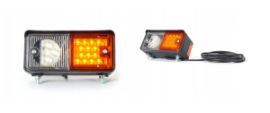 Lampa zespolona przednia typu URSUS LED WAŚ W07dP 491 - 3 funkcyjna