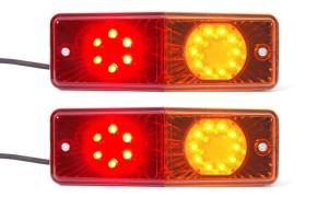2x Lampa zespolona tylna LED DIODOWA ciągnika traktor 487 WO72ud