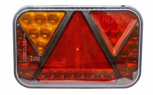 Lampa zespolona tylna LED FRISTOM FT-270 NT PM - 5 funkcyjna LEWA przeciwmgielna