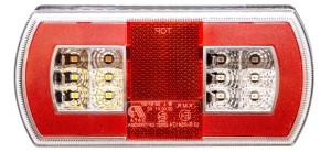 Lampa zespolona tylna LED DIODOWA przyczepy LEWA L1842