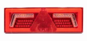 Lampa zespolona tylna LED NEON z trójkątem PRAWA typ L1860 - 6 funkcyjna