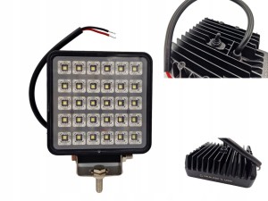 LAMPA ROBOCZA Z WŁĄCZNIKIEM 30 LED SZEROKOKĄTNA HALOGEN 12 24V HOMOLOGACJA