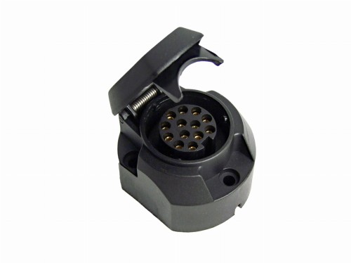 GNIAZDO 13 PIN biegunowe elektryczne haka PCV guma
www.bmefekt.pl