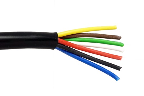 Przewód 7 żyłowy 6x0,6+1 mm www.bmefekt.pl