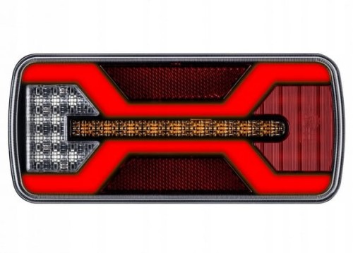 Lampa tylna zespolona LED X-SPIDER ciągnik przyczepa naczepa 12/24V