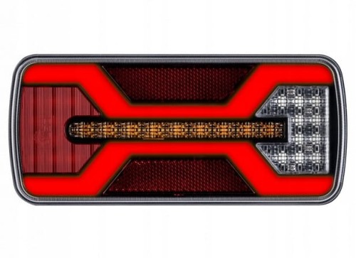 Lampa tylna zespolona LED X-SPIDER ciągnik przyczepa naczepa 12/24V