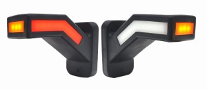 Lampa obrysowa obrysówka LED biało-czerwono-pomarańczowa NEON WAŚ W168.2 1167 P+L
