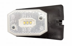 Lampa obrysowa obrysówka LED przednia biała odblask FRISTOM FT-001BI