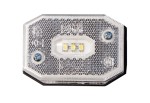 Lampa obrysowa obrysówka LED przednia biała FRISTOM FT-001B