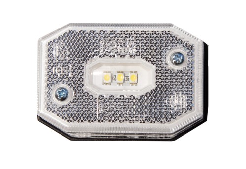 Lampa obrysowa przednia biała FRISTOM FT-001B www.bmefekt.pl