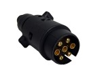 Wtyczka 7 PIN biegunowa przyczepy plastikowa 12V wtyk PCV