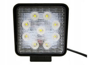 Lampa robocza 9 LED 27W 12 - 24 V Halogen Szperacz