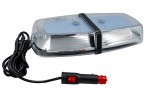 Lampa ostrzegawcza błyskowa LED 310 mm pomarańczowa belka kogut do zapalniczki magnes BLK0010