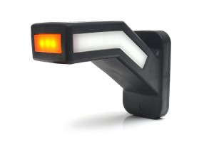 Lampa pozycyjna przyczepki naczepy obrysówka LED biało-czer-pom ROGOWA WAŚ 1167P