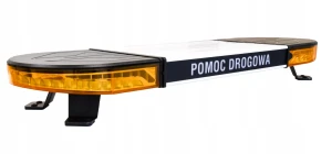 BELKA OSTRZEGAWCZA LED STROBOSKOP pomoc 124cm E9 1240x286 R10 R65 BLK0035