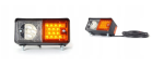 Lampa zespolona przednia typu URSUS LED WAŚ W07dP 491 - 3 funkcyjna