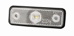 Lampa obrysowa przednia biała LED odblask FT-004B