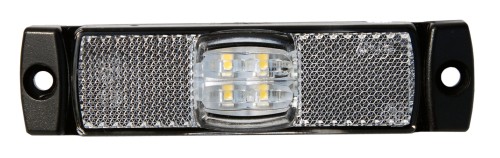 Lampa obrysowa przednia biała LED odblask FT-017B
www.bmefekt.pl