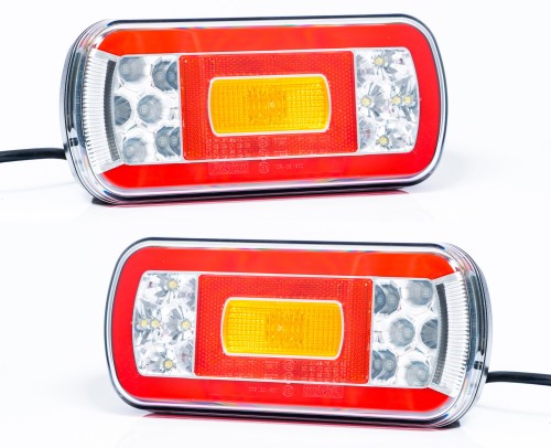 2x Lampa zespolona tylna FT-130 NT (lewa lampa ze św. cofania + prawa lampa ze św. przeciwmgielnym) - 5 funkcyjne zastosowania uniwersalnego
www.bmefekt.pl