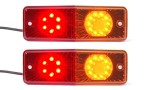 2x Lampa zespolona tylna LED DIODOWA ciągnika traktor 487 WO72ud