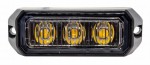 LAMPA OSTRZEGAWCZA 3LED STROBOSKOP LAWETA POMOC LW0023