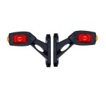 2x Lampa obrysowa obrysówka LED biało-czerwono-pomarańczowa HORPOL LD2115L+P KOMPLET