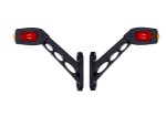 2x Lampa obrysowa obrysówka TYŁ L+P LED na wysięgniku potrójna LD518P+L KOMPLET