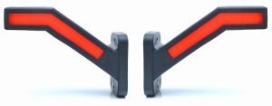 2x Lampa obrysowa obrysówka TYŁ LED NEON +kier dynamiczny LEWA WAŚ 1259L+P