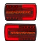 2x Lampa zespolona tylna LED NEON z dynamicznym kierunkiem - 4 funkcyjna L2301 KOMPLET