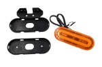 Lampa obrysowa obrysówka LED diodowa FT-072Z żółta z odblaskiem
