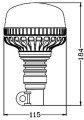 Lampa ostrzegawcza mocowanie DIN ALR0061 www.bmefekt.pl