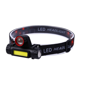 Latarka czołowa lampka lampa LED XPE COB czołówka USB akumulator MOCNA ZOOM