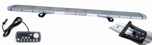 Lampa ostrzegawcza / błyskowa / belka 138 LED - 145 cm pomarańczowa z mocowaniem ! BLK0024
