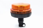 Lampa ostrzegawcza błyskowa rotacyjna 8 LED pomarańczowa kogut na trzpień 12/24V ALR0043