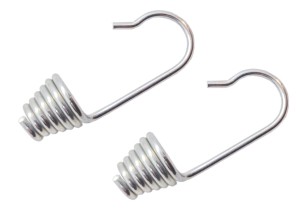 2x HAK sprężynowy linki gumowej ekspandora Fi 8 mm