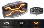 Lampa X SPIDER HALOGEN Reflektor DROGOWY DALEKOSIĘŻNA LED STROBO + POZYCJA 54W