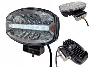 Lampa HALOGEN DROGOWY DALEKOSIĘŻNA DROGOWA LED OWAL CREE PASEK homologacja