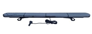 Belka ostrzegawcza kogut LED ZE STEROWNIKIEM 1200x100x45 12/24V panel DARK