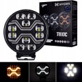 ZESTAW 2x Lampa X SPIDER TOXIC HALOGEN Reflektor DROGOWY DALEKOSIĘŻNA LED STROBO kpl L3440