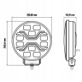 ZESTAW 2x Lampa X SPIDER TOXIC HALOGEN Reflektor DROGOWY DALEKOSIĘŻNA LED STROBO kpl L3440