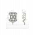MOCNA LAMPA ROBOCZA X-SPIDER 1 16xLED 60W HALOGEN NAŚWIETLACZ REFLEKTOR