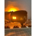 Reflektor drogowy LED lampa przednia lewa koparki CAT CASE VOLVO JCB DRL