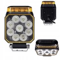 Lampa cofania LED + kogut stroboskop pomarańczowy HOMOLOGACJA R10 R65 R148