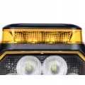 Lampa cofania LED + kogut stroboskop pomarańczowy HOMOLOGACJA R10 R65 R148