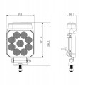 Lampa cofania LED + kogut stroboskop pomarańczowy HOMOLOGACJA R10 R65 R148