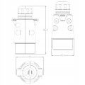 WTYCZKA przyczepy 7 PIN biegunowa ALUMINIOWA 12V wtyk