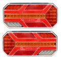 ZESTAW Lampa zespolona tylna LED dynamiczny kier NEON KPL