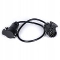 Adapter przejściówka redukcja 13/7 PIN gniazdo haka kabel przedłużacz