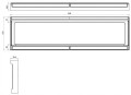 Lampa LED RAMKA oświetlenia tablicy rejestracyjnej pod tablicę WAŚ